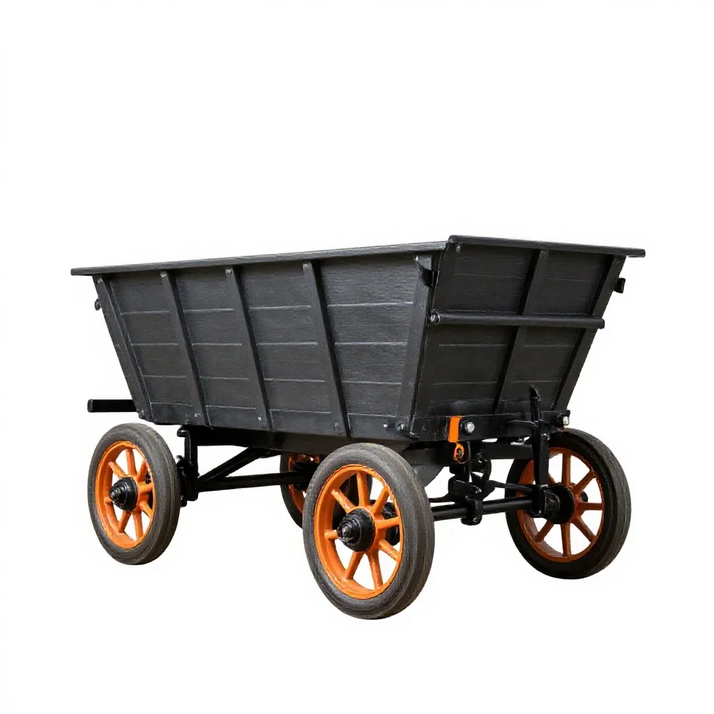 Wagon isolated on a white background