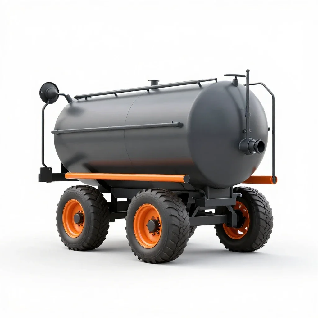 Water wagon isolated on a white background
