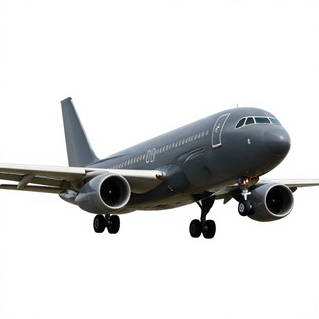 Airbus isolated on a white background