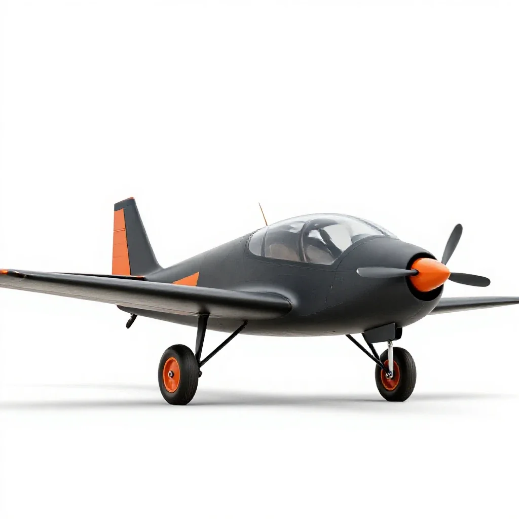 Autogiro isolated on a white background