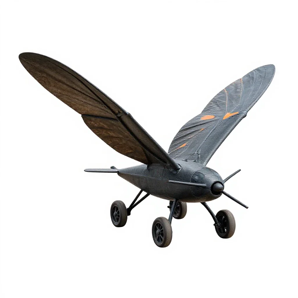 Orthopter isolated on a white background