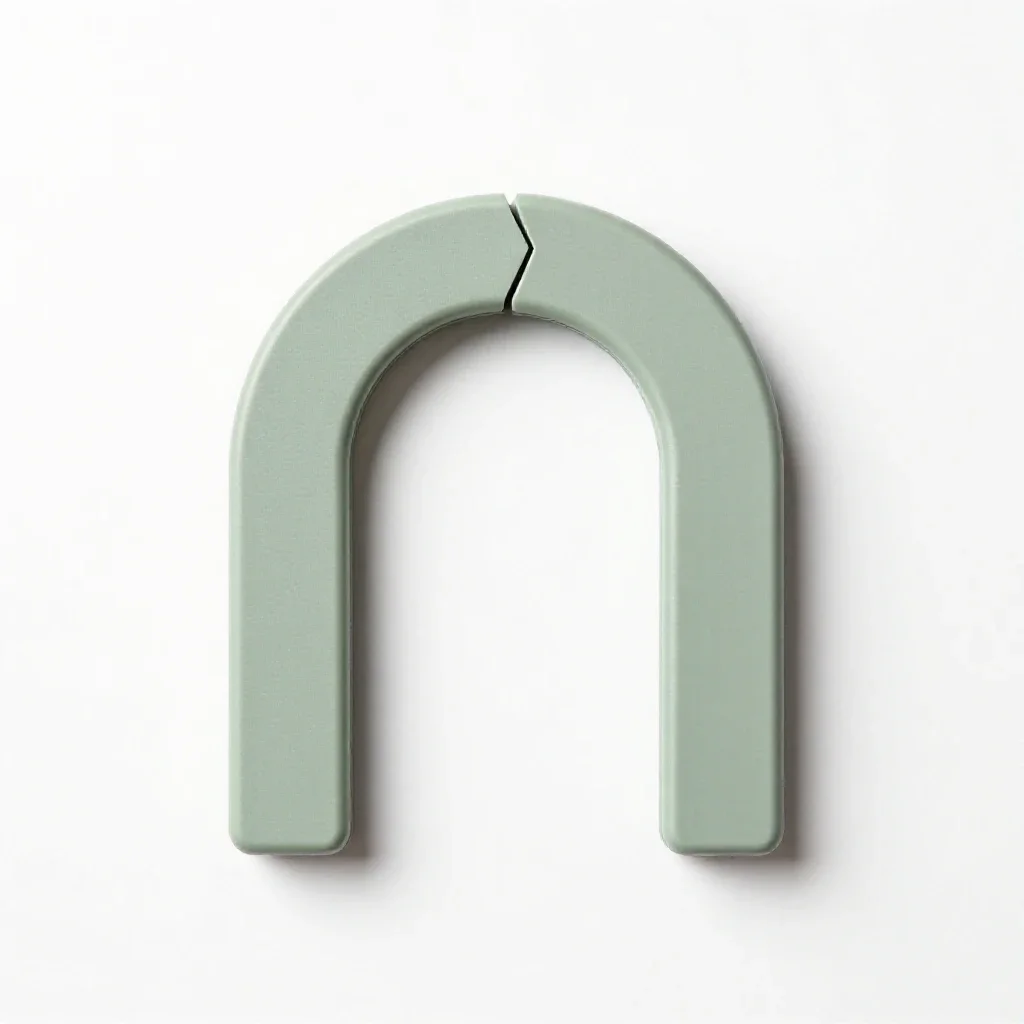 Broken arch isolated on a white background