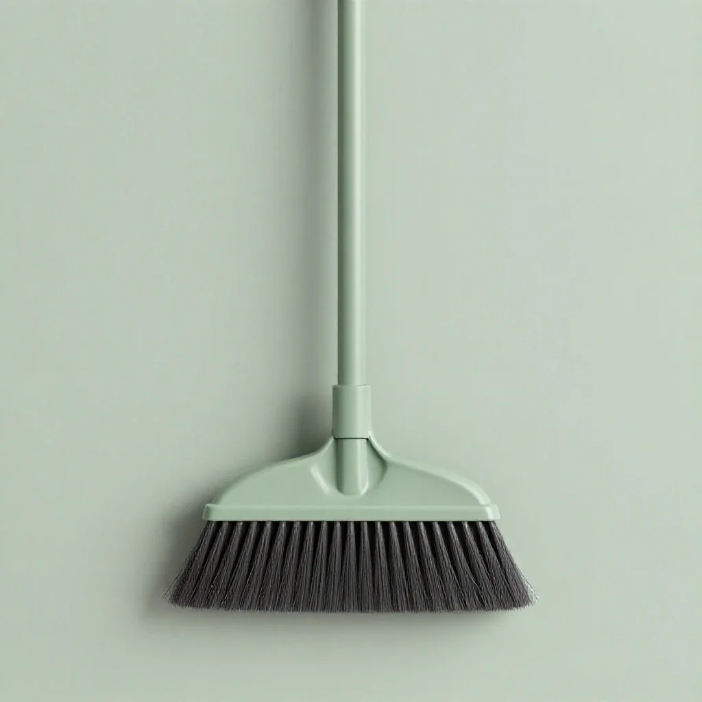 Broom closet isolated on a white background