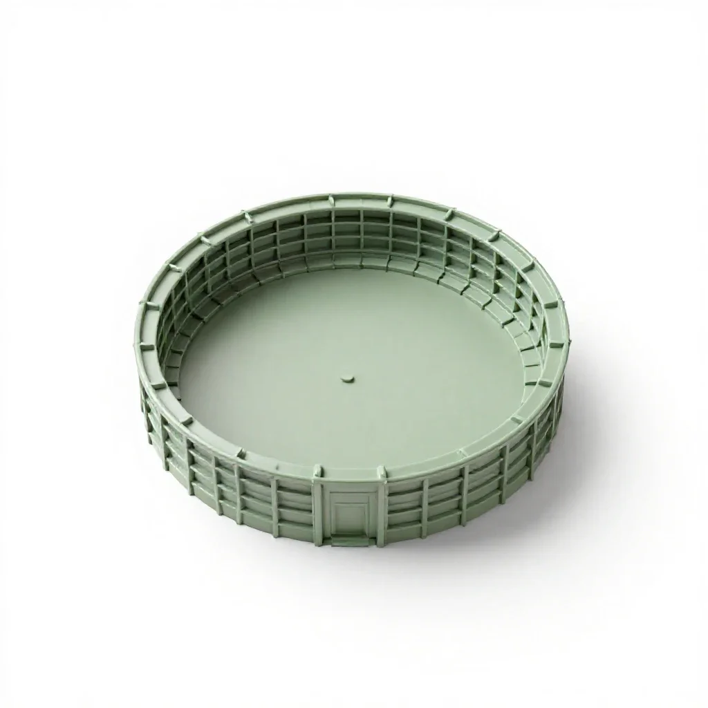 Bullring isolated on a white background