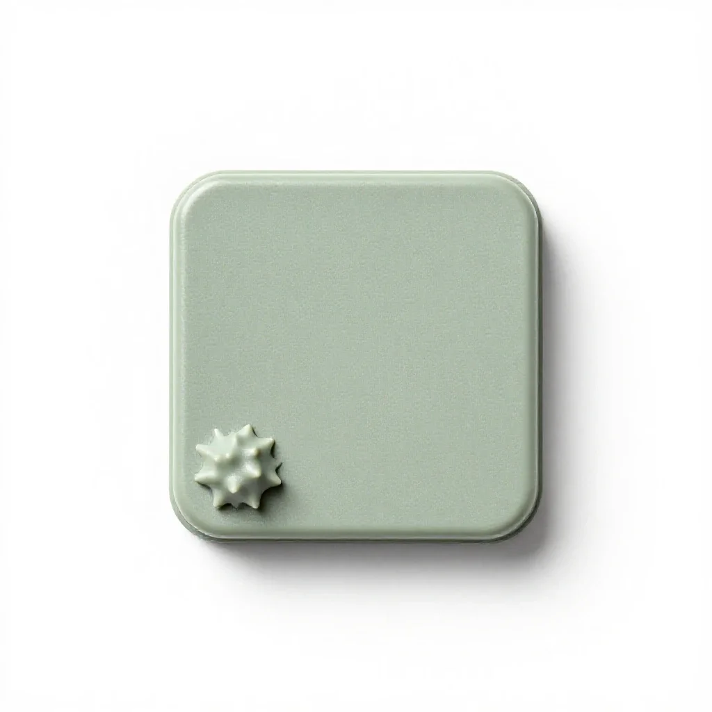 Burr isolated on a white background