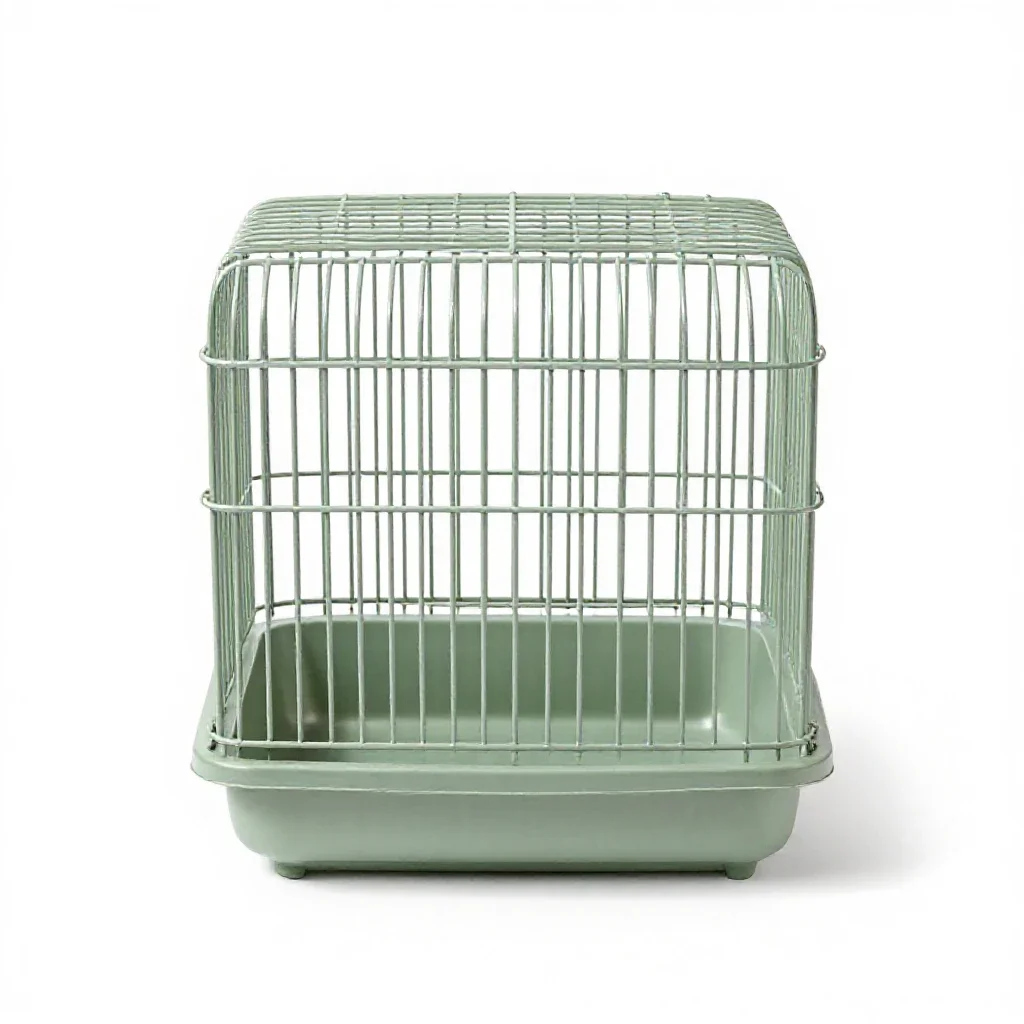 Cage isolated on a white background
