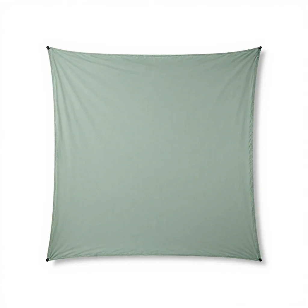 Canvas tent isolated on a white background