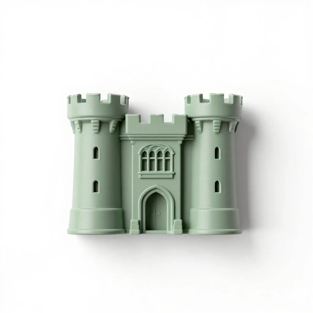 Castle isolated on a white background