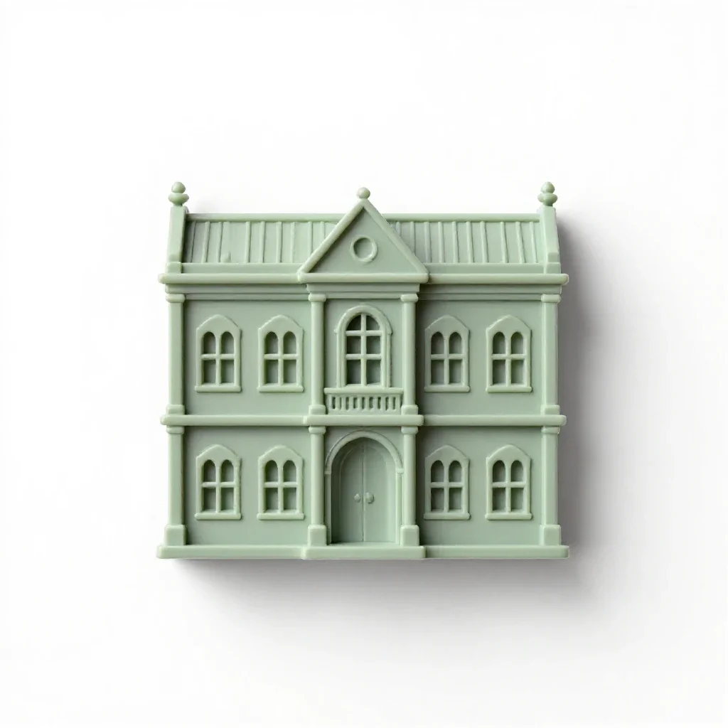 Charterhouse isolated on a white background
