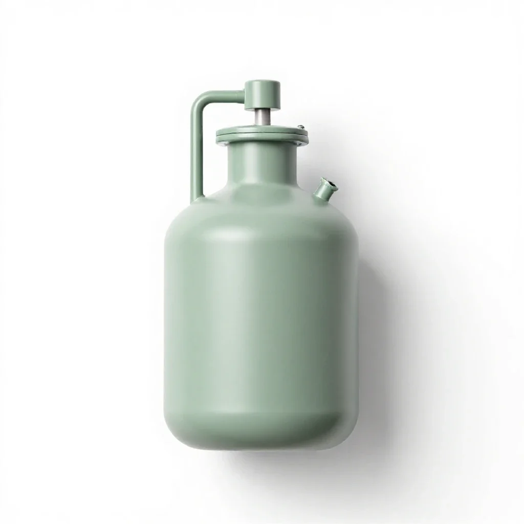 Chemical plant isolated on a white background
