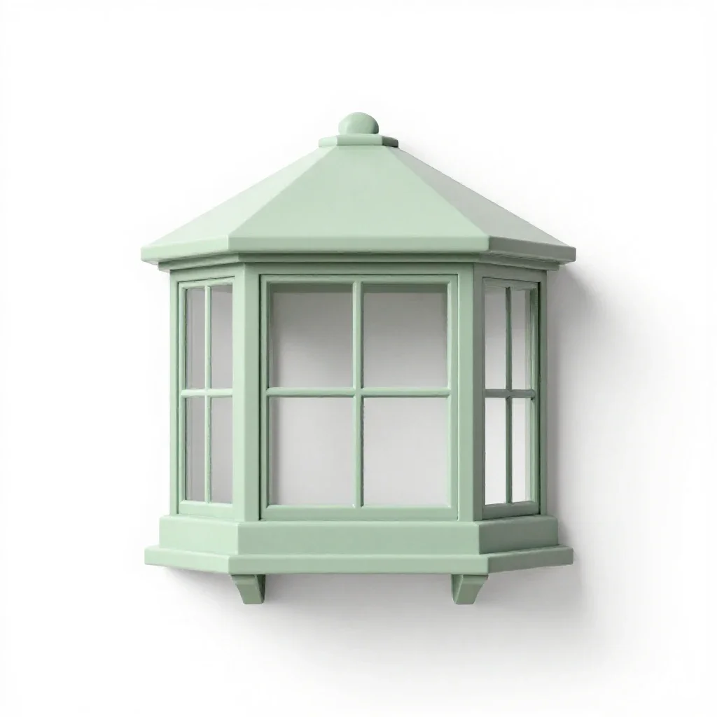 Clerestory isolated on a white background