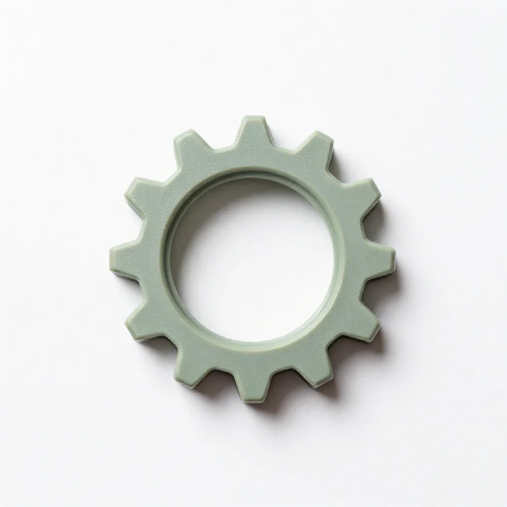 Cog isolated on a white background