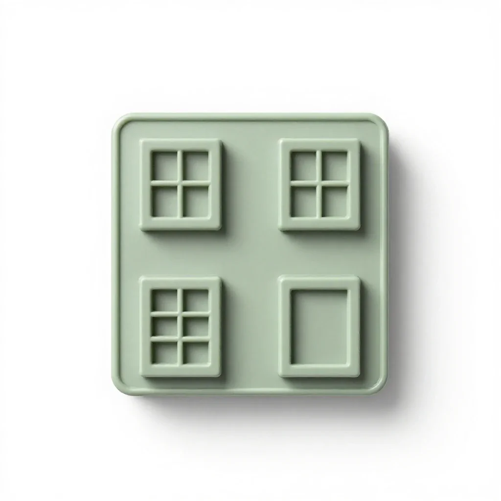 Condominium isolated on a white background