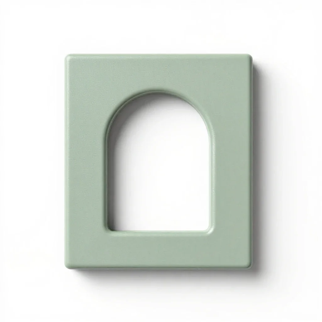 Corbel arch isolated on a white background