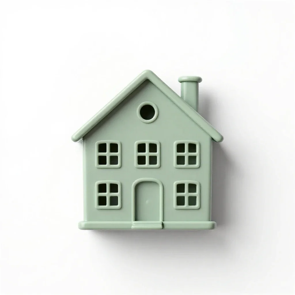 Country house isolated on a white background