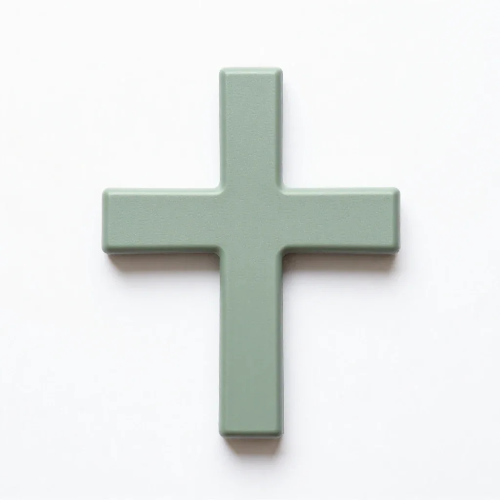 Cross isolated on a white background