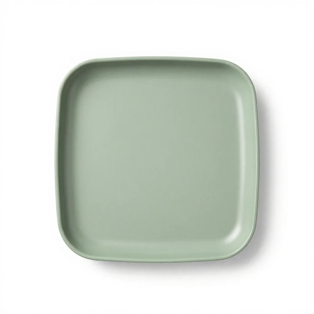 Dining area isolated on a white background