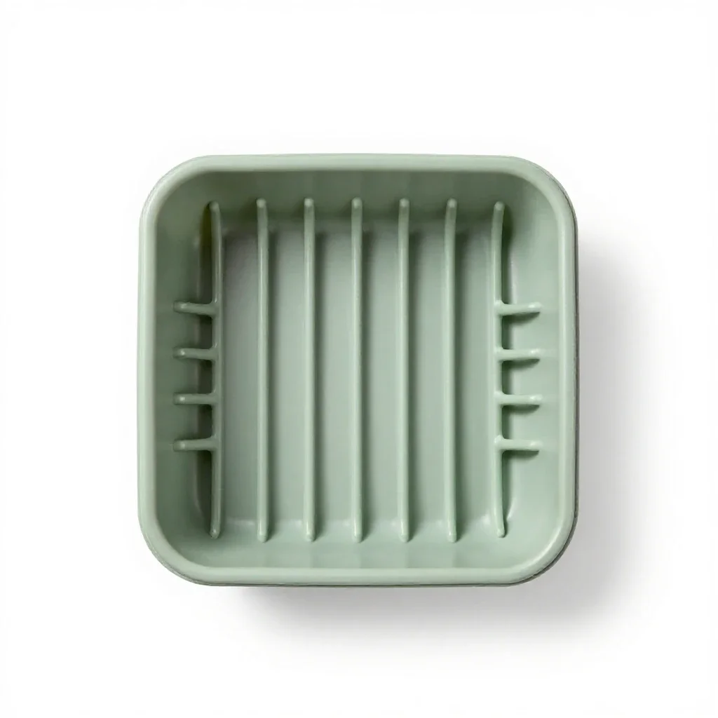 Dish rack isolated on a white background