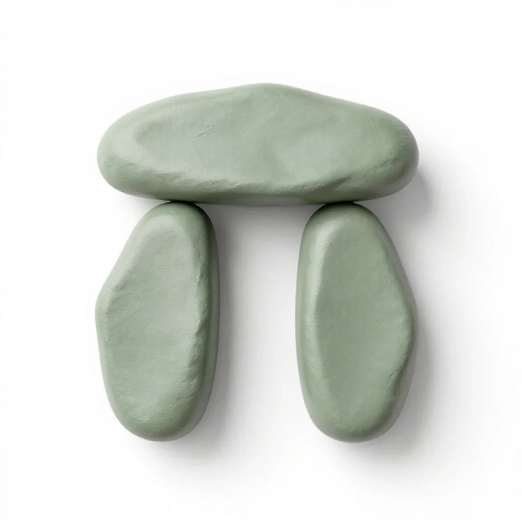 Dolmen isolated on a white background