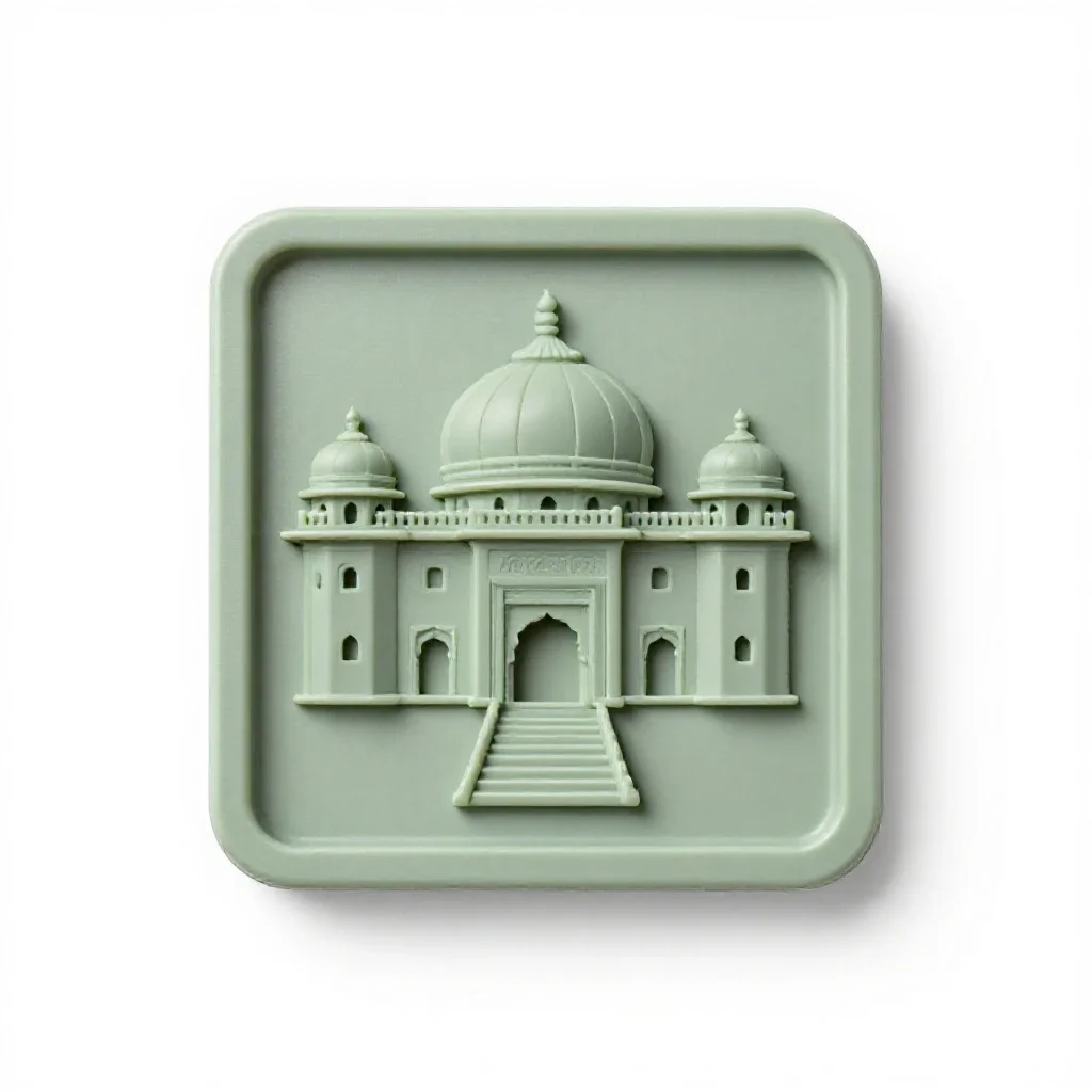 Durbar isolated on a white background