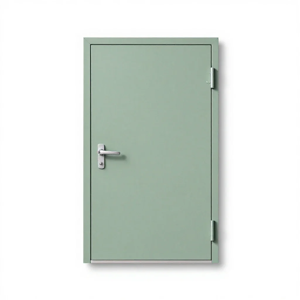 Fire door isolated on a white background