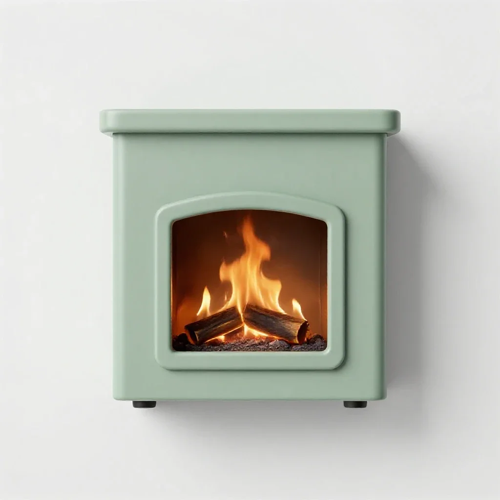 Fire isolated on a white background