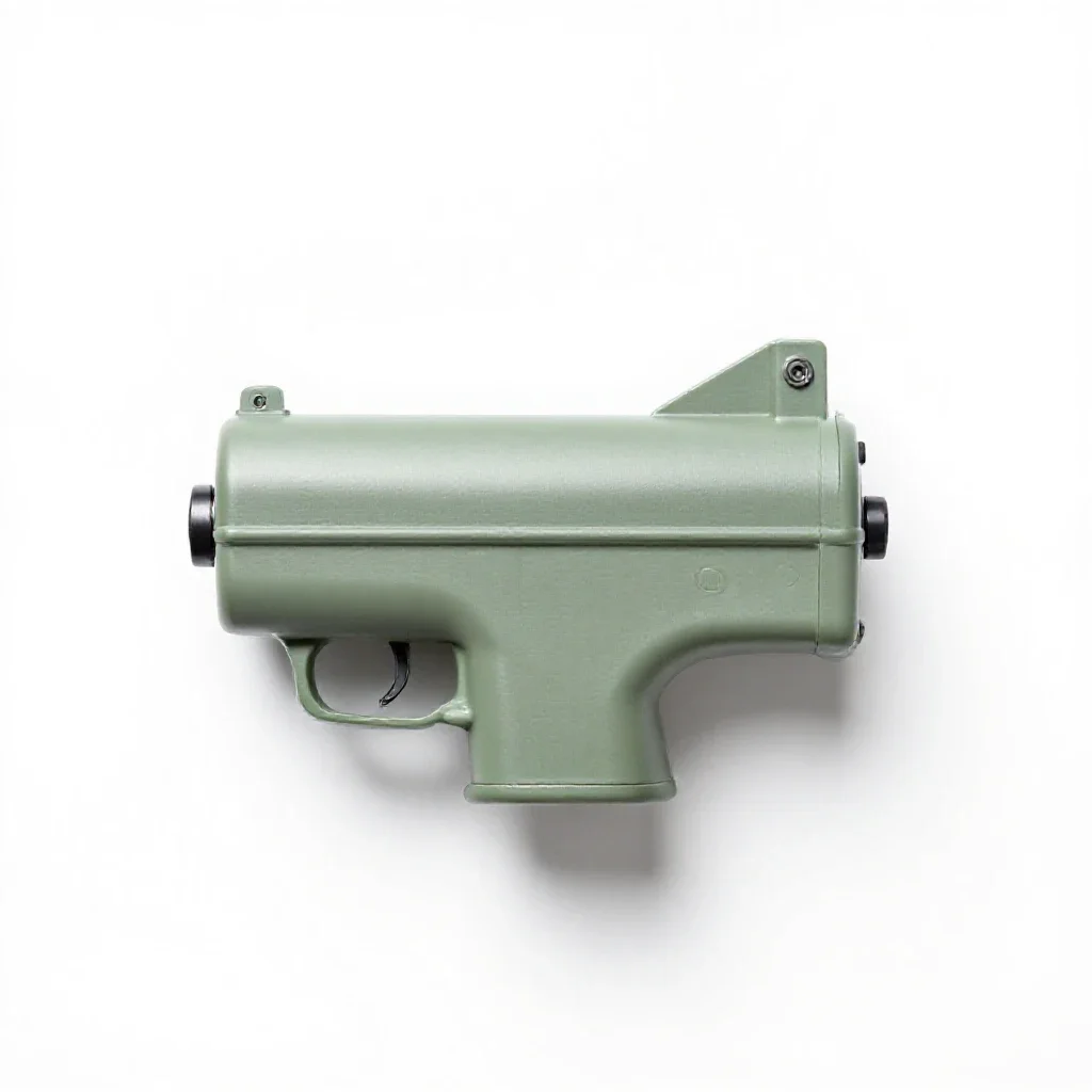 Firing chamber isolated on a white background
