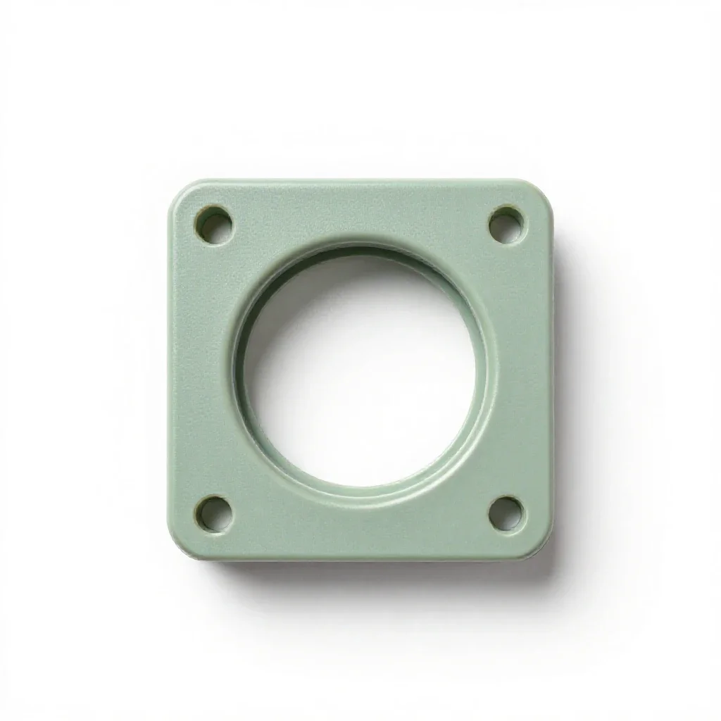 Flange isolated on a white background