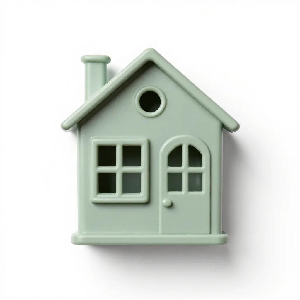Flophouse isolated on a white background