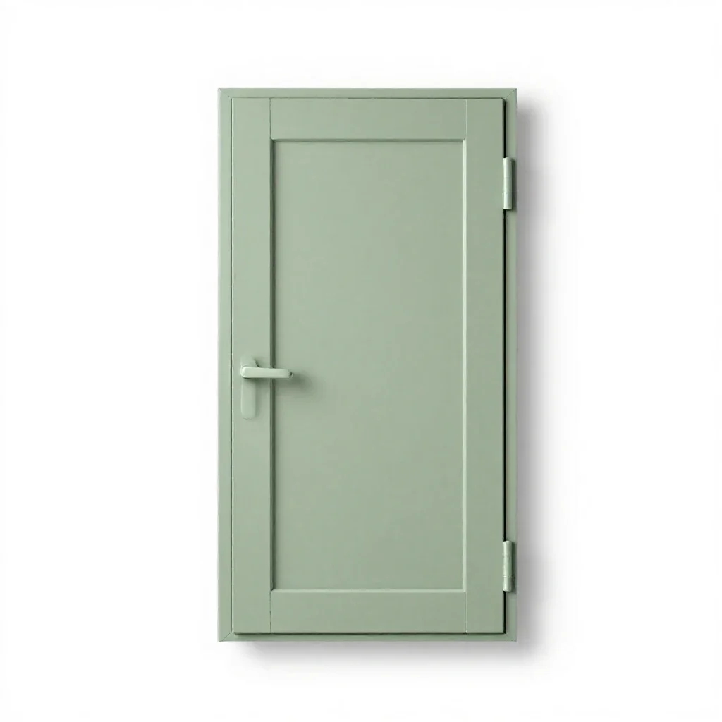 Folding door isolated on a white background