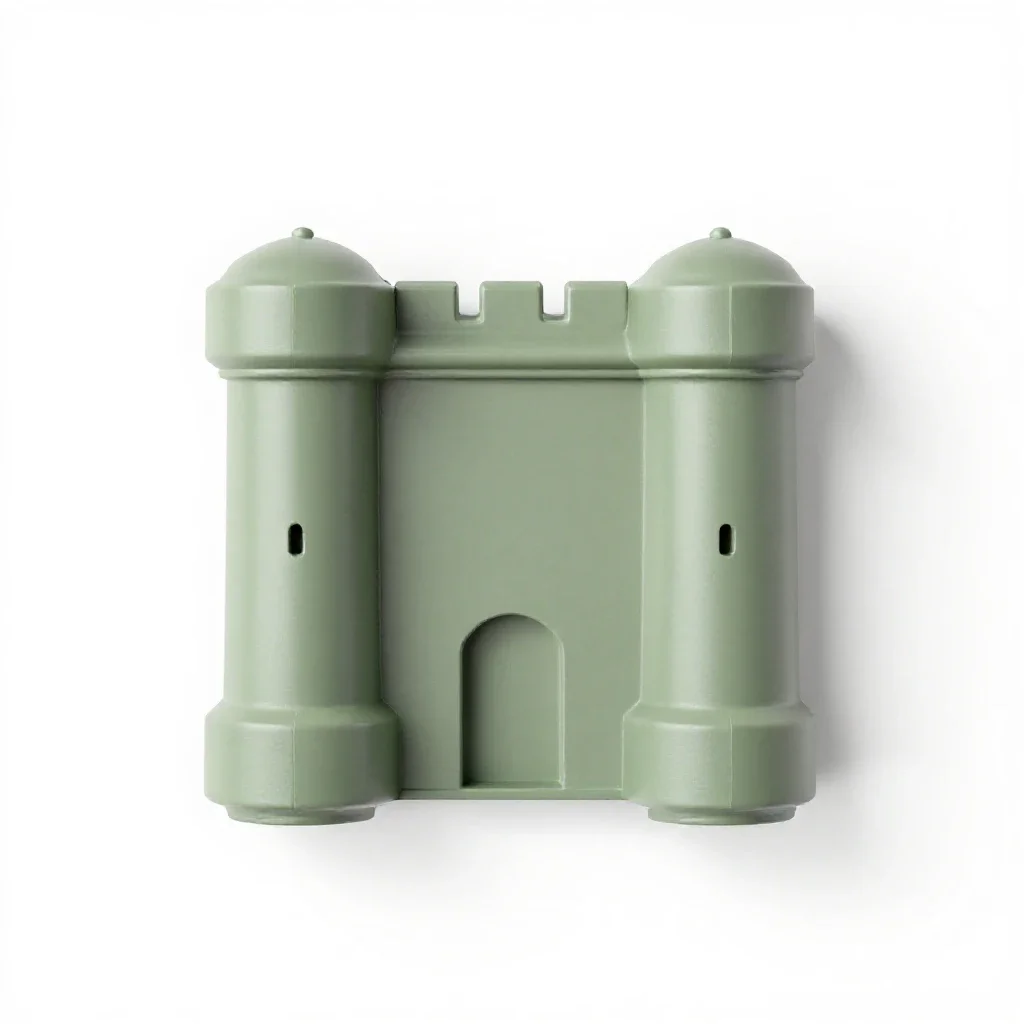 Fortress isolated on a white background