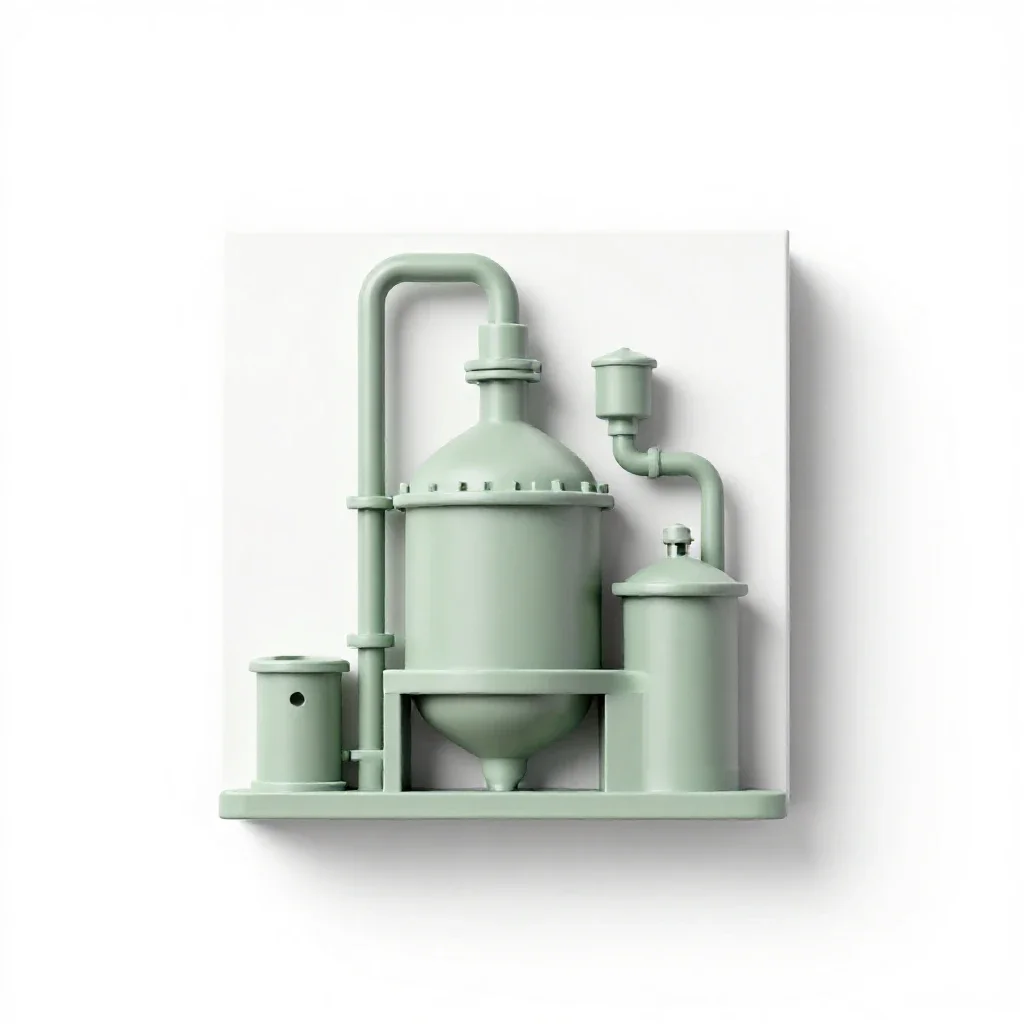 Foundry isolated on a white background