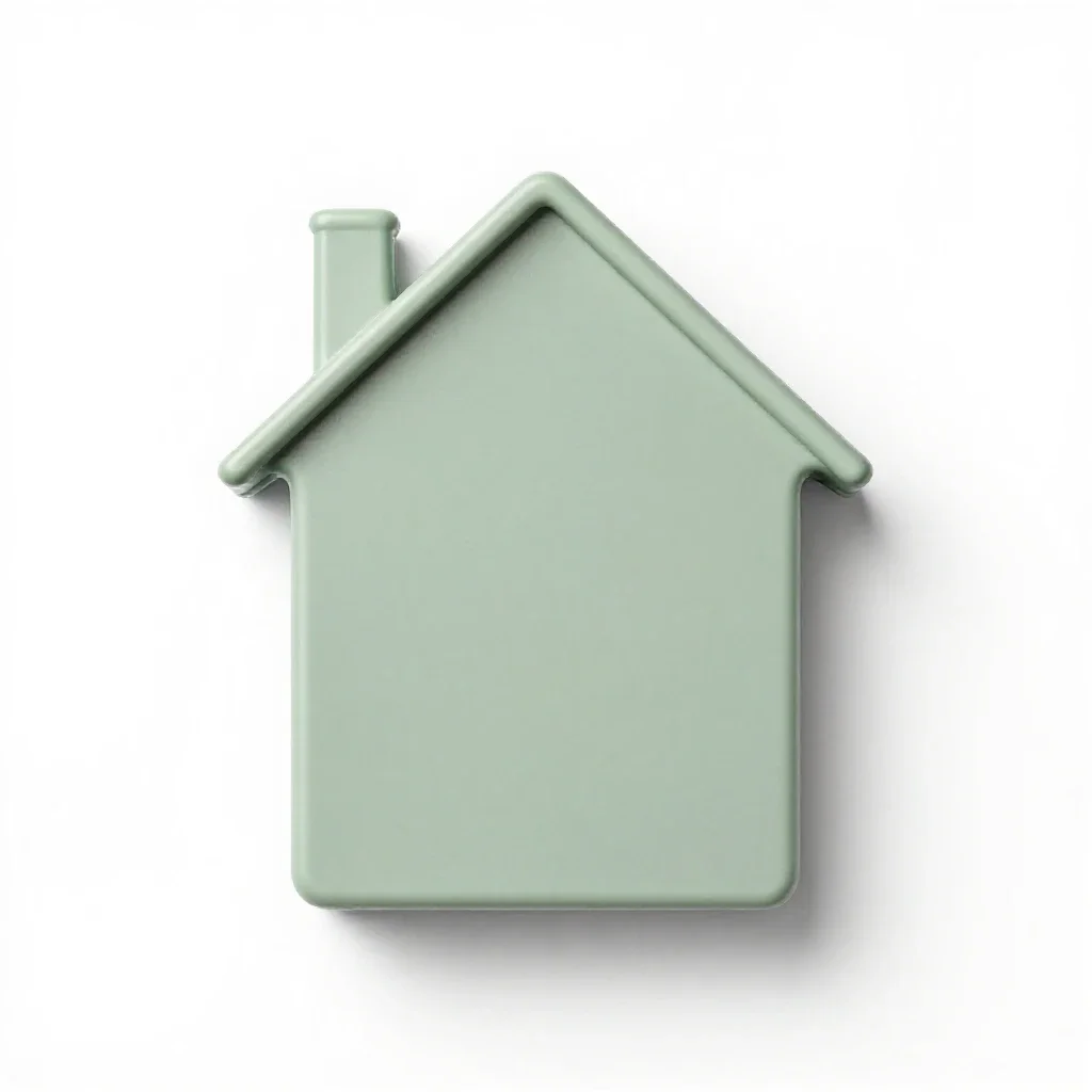 Free house isolated on a white background