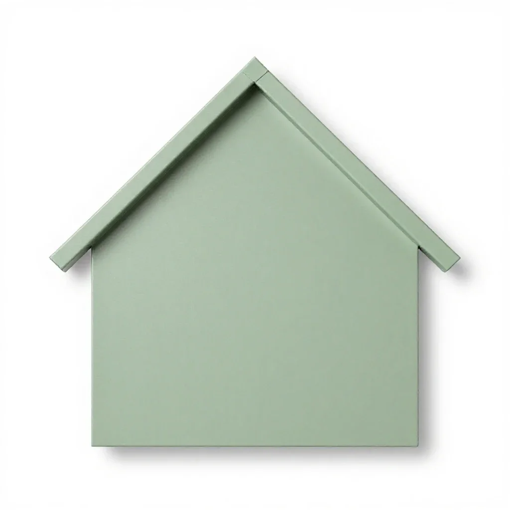 Gable isolated on a white background