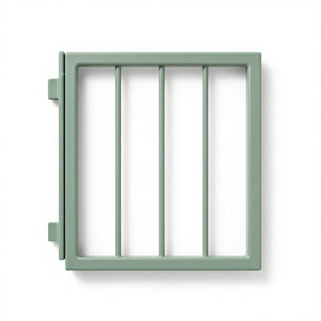 Gate isolated on a white background