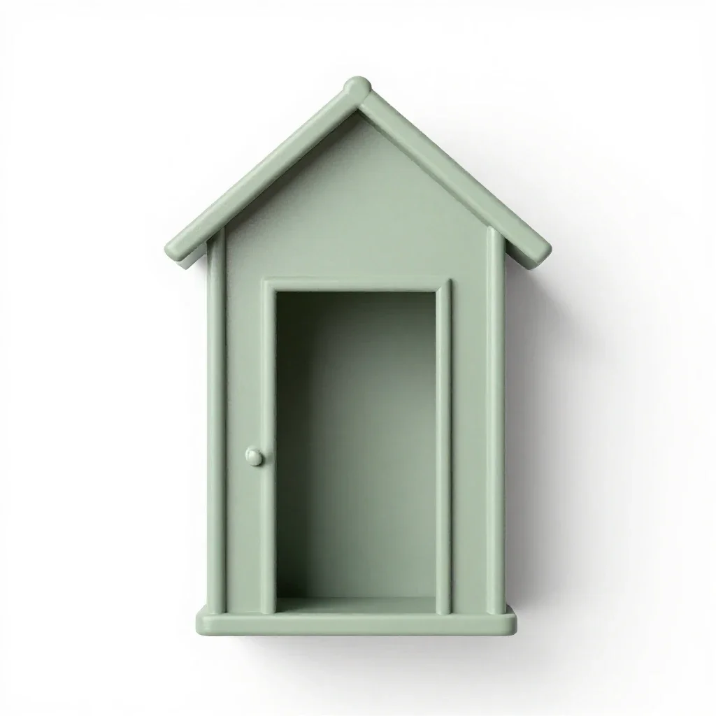 Gatehouse isolated on a white background