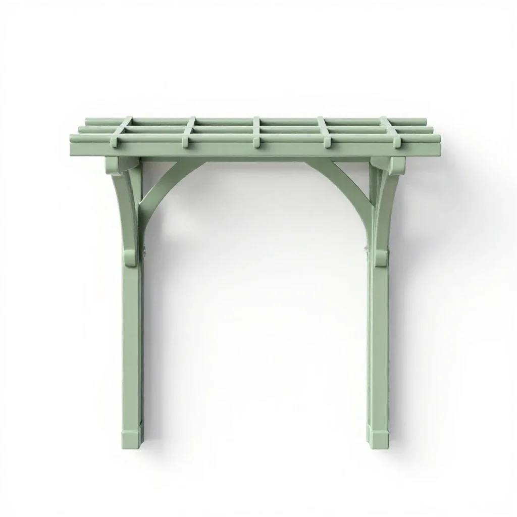 Grape arbor isolated on a white background