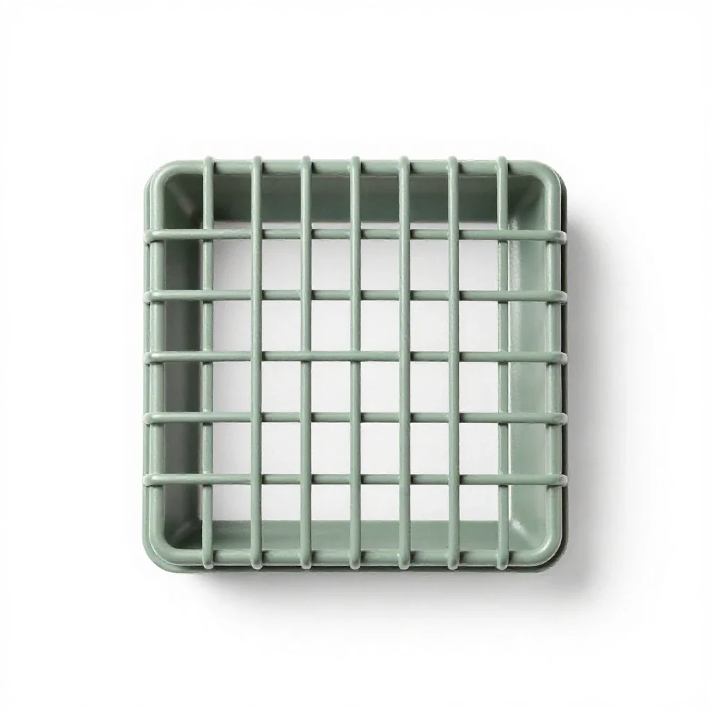 Grate isolated on a white background