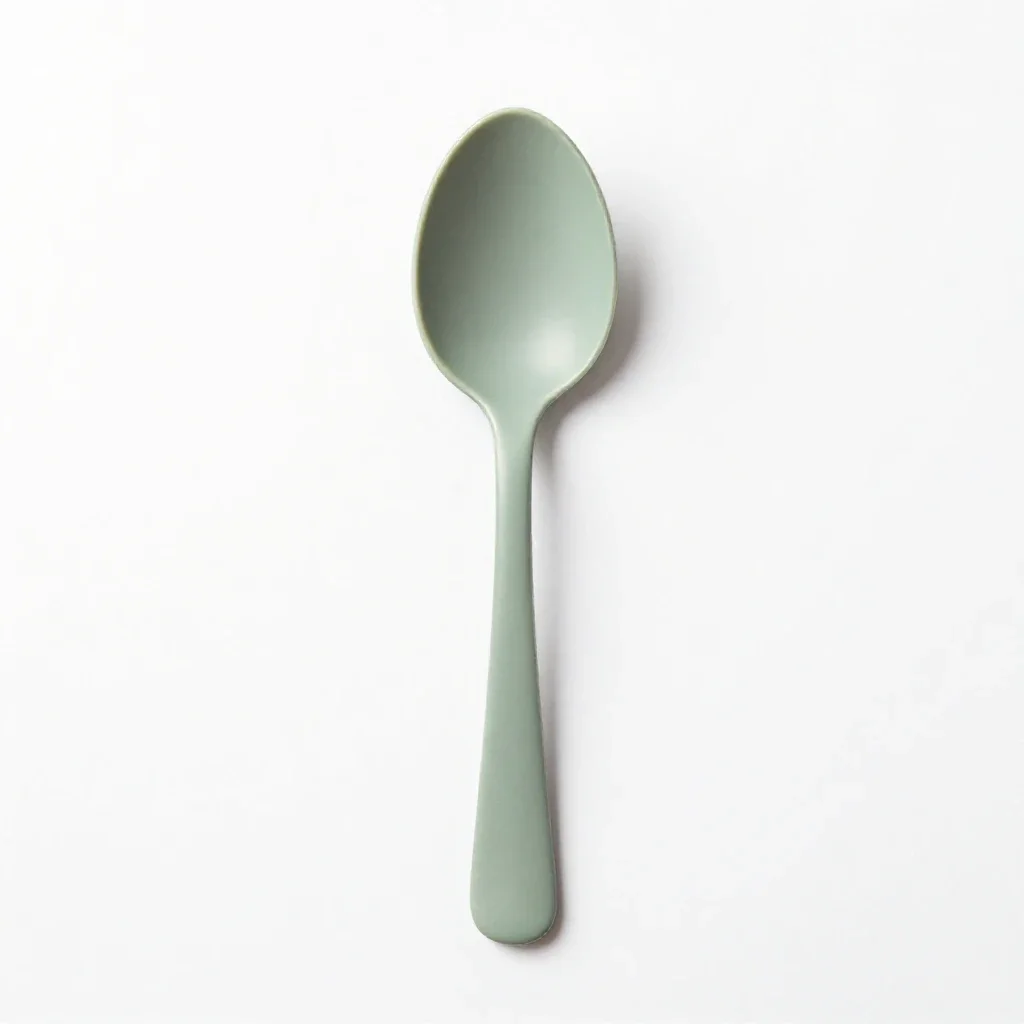 Greasy spoon isolated on a white background