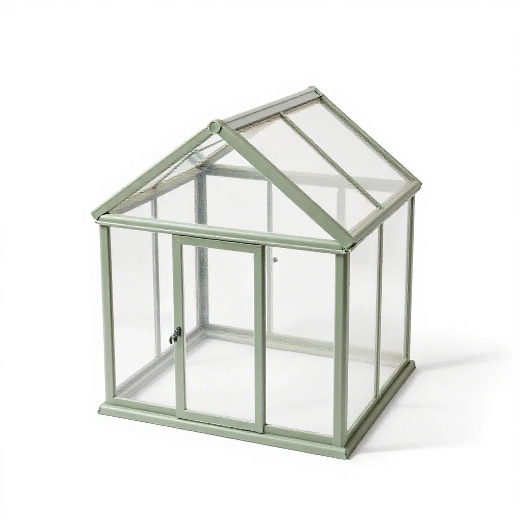 Greenhouse isolated on a white background