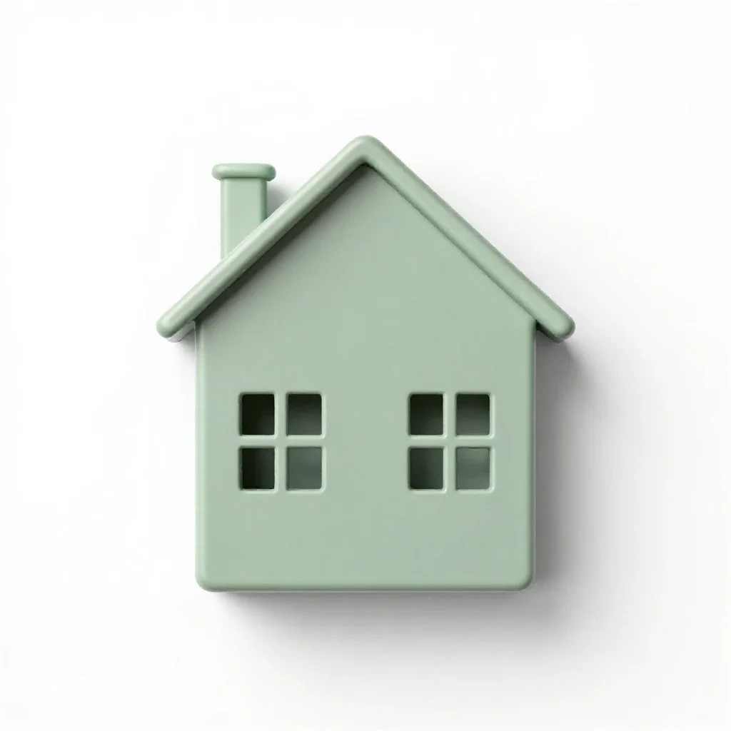 Guesthouse isolated on a white background
