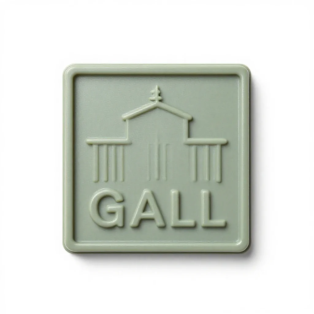 Guildhall isolated on a white background