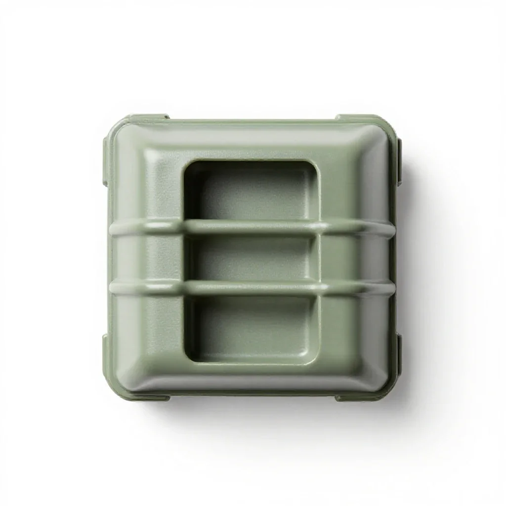 Gun enclosure isolated on a white background