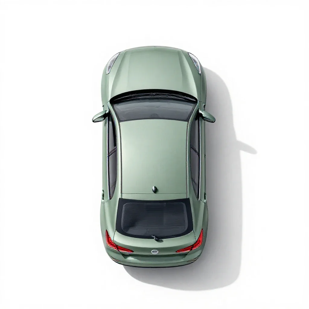 Hatchback isolated on a white background