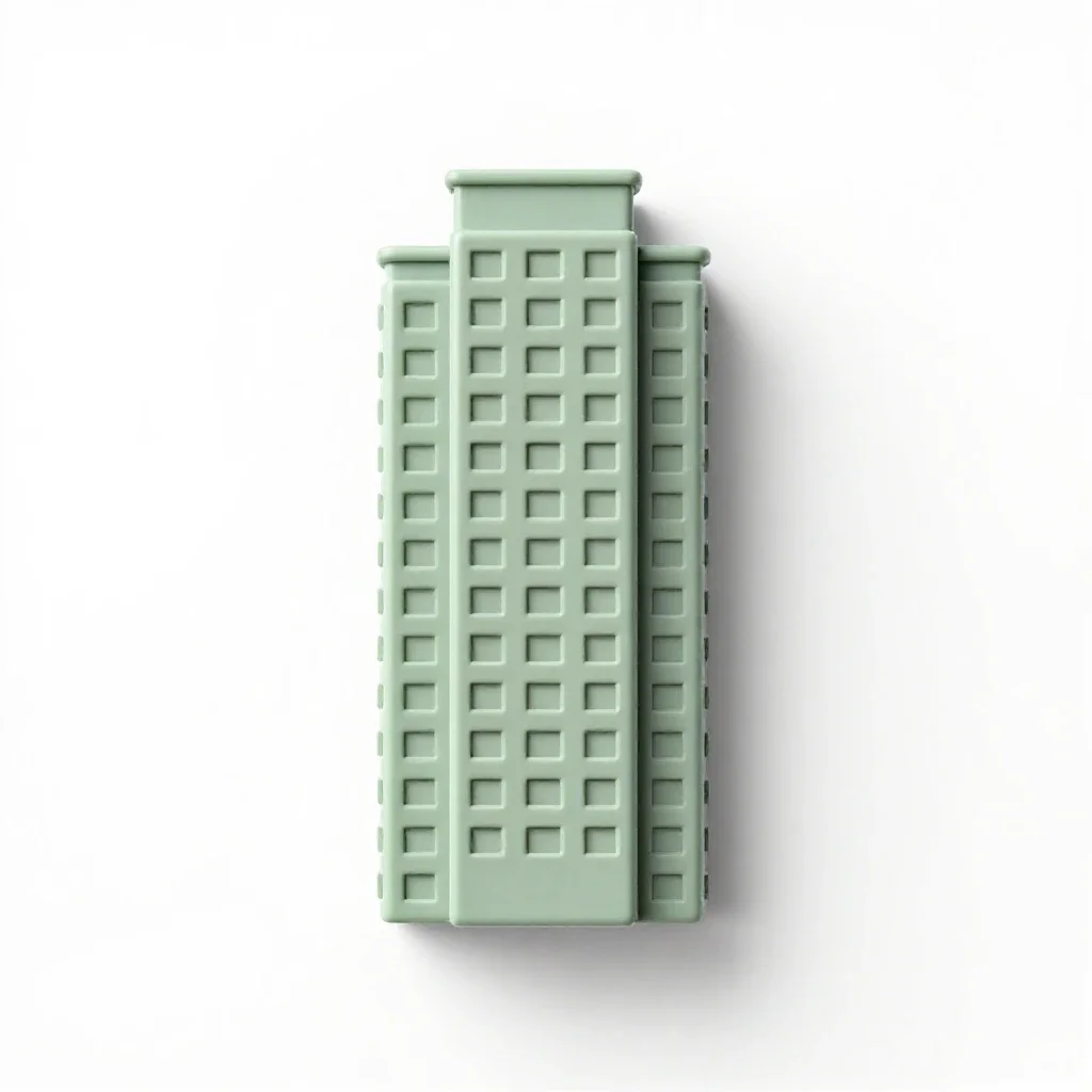 High-rise isolated on a white background