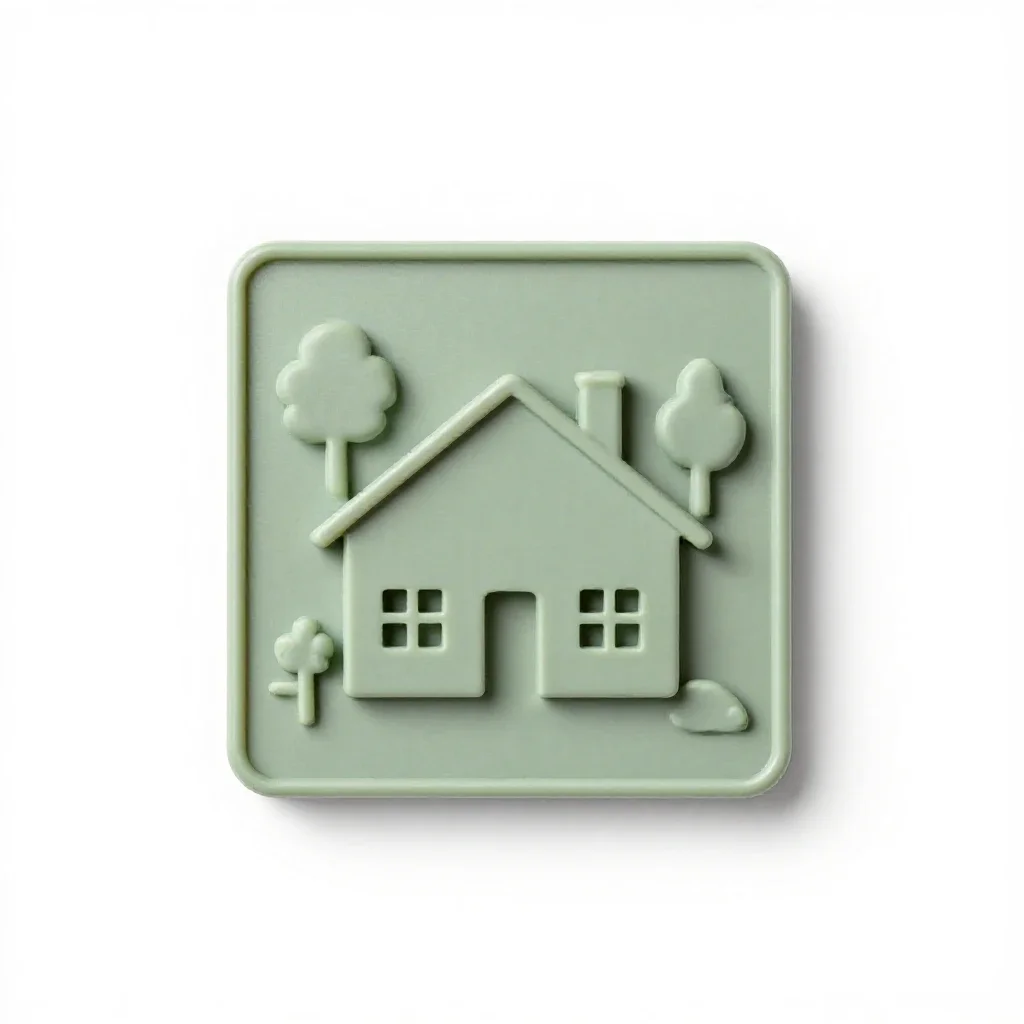 Homestead isolated on a white background
