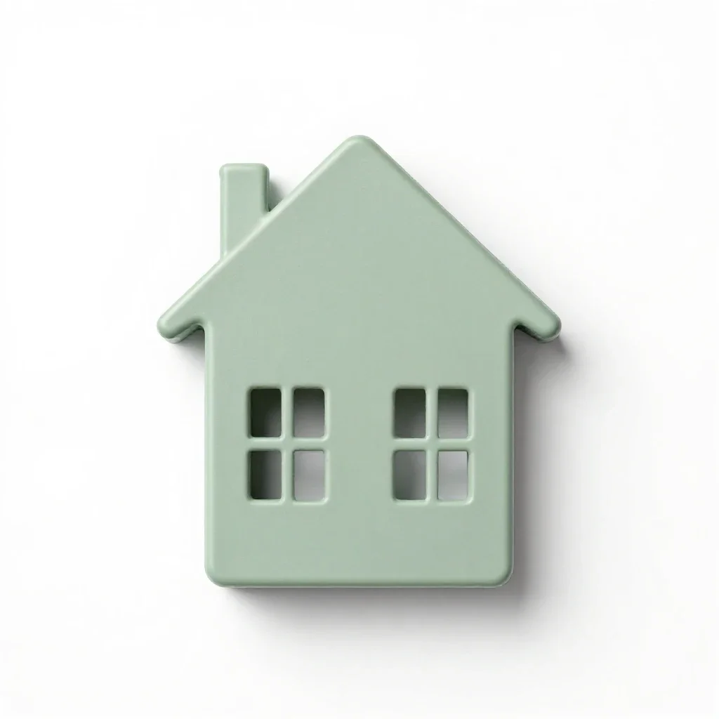 House isolated on a white background