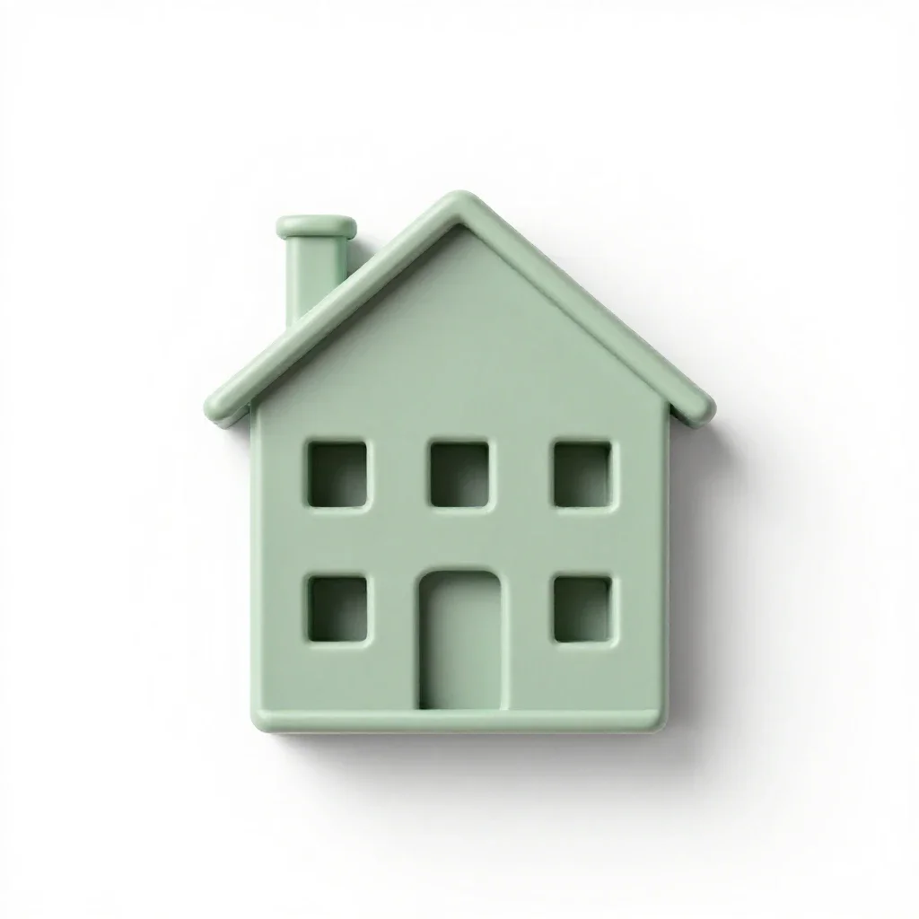 Housing isolated on a white background