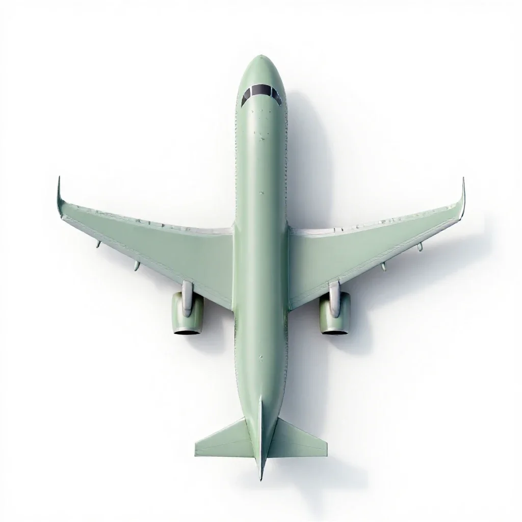 Jet bridge isolated on a white background
