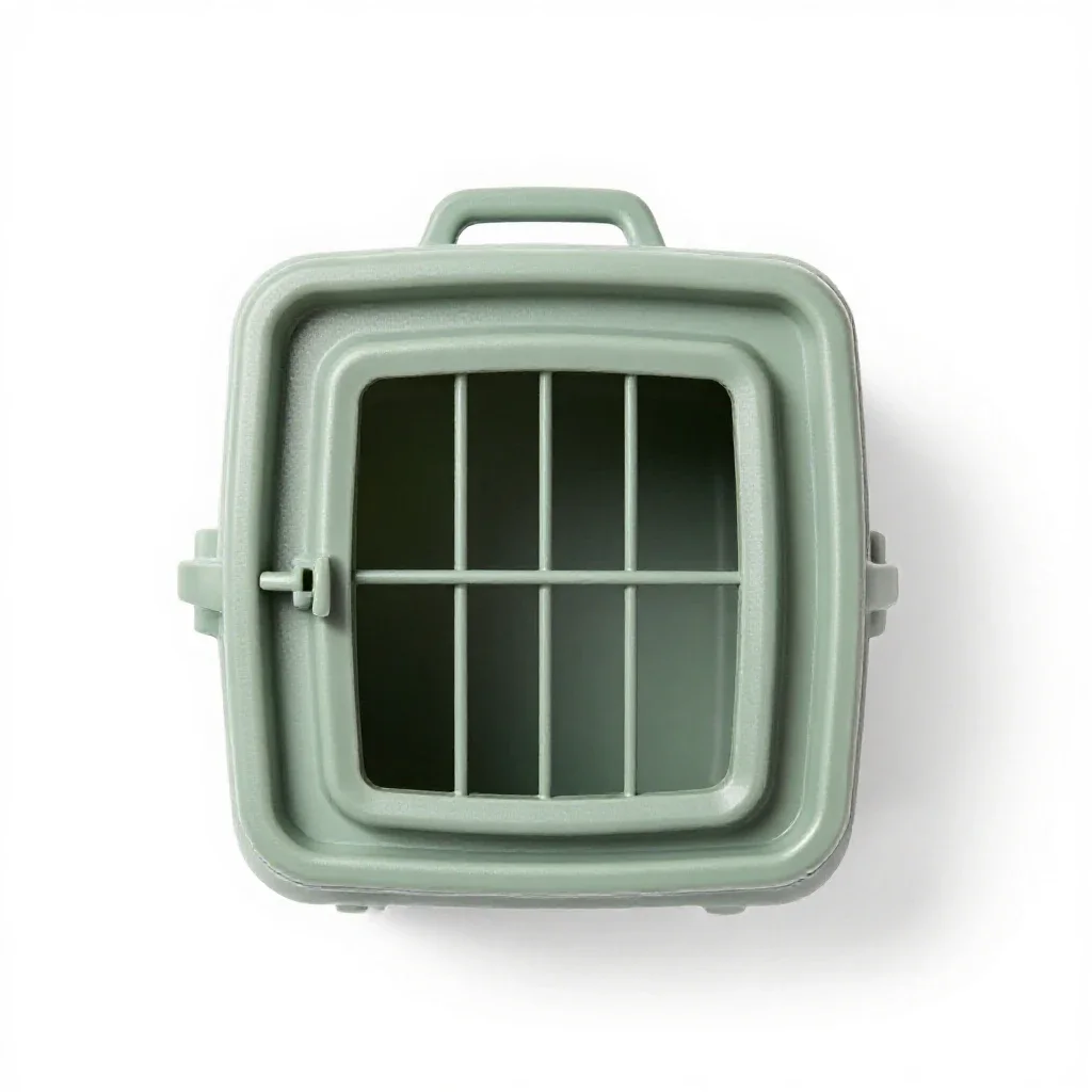 Kennel isolated on a white background